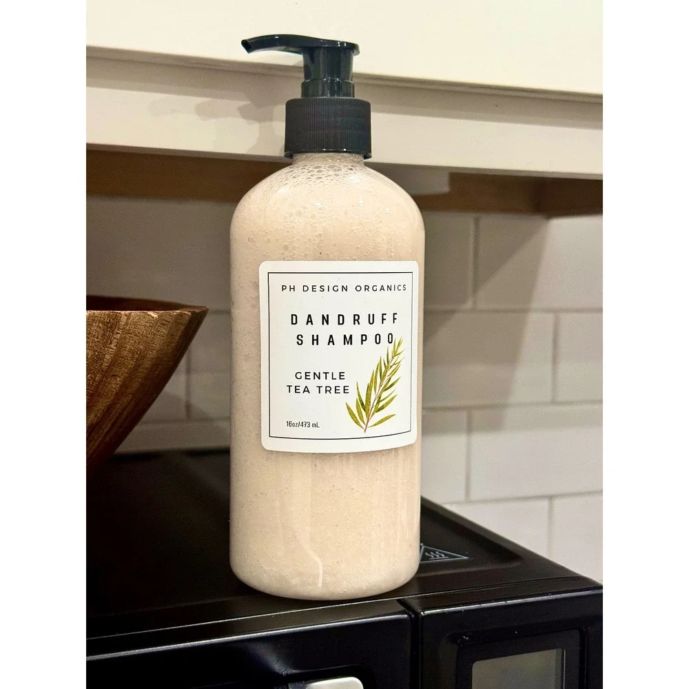 PH Design Organics Dandruff Shampoo Gentle Tea‎ Tree 16oz